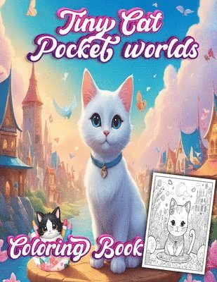 Tiny Cats Pocket World coloring book 1