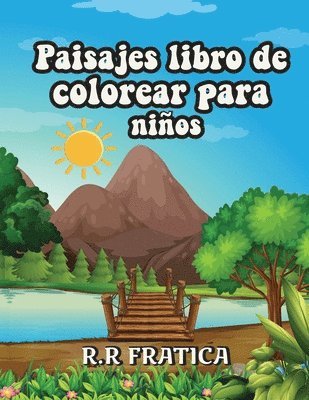 bokomslag Paisajes libro de colorear para nios