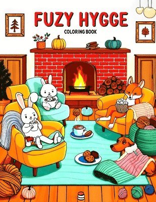 bokomslag Fuzzy Hygge Coloring Book