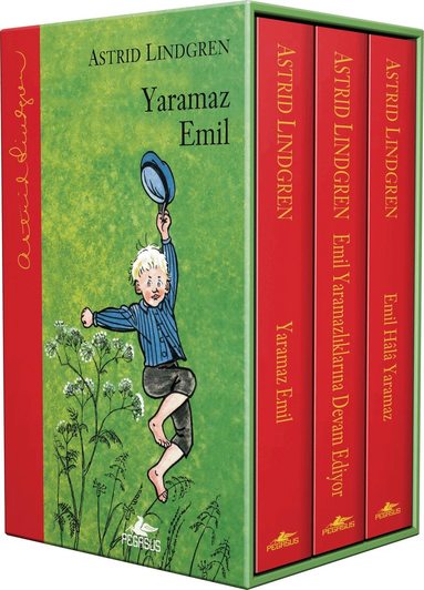 Astrid Lindgren - Yaramaz Emil Serisi - 3 Kitap Kutulu Set, Inbunden