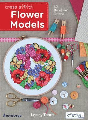 Cross Stitch Flower Models: 20 Beautiful Frames 1