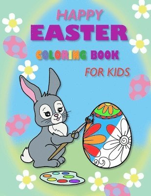 bokomslag Happy Easter coloring book for kids