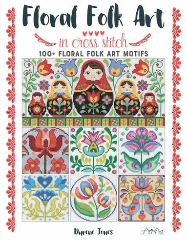 bokomslag Floral Folk Art in Cross Stitch