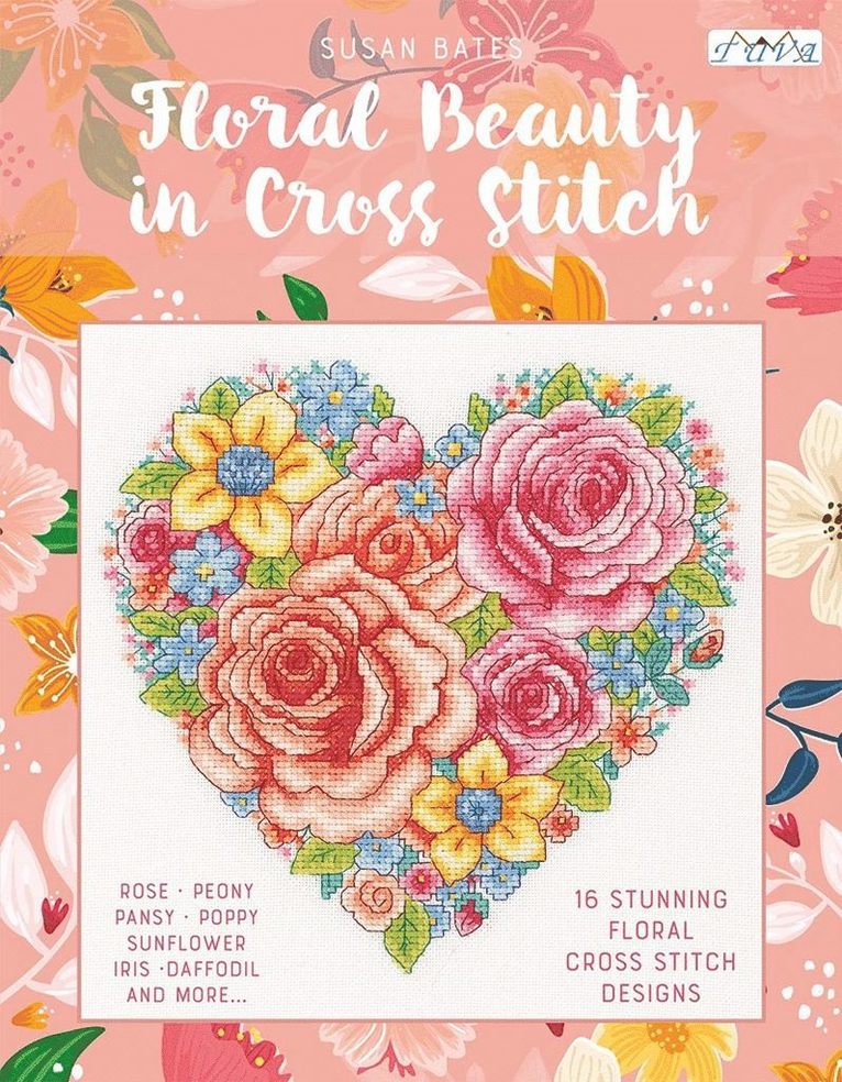 Floral Beauty in Cross Stitch 1