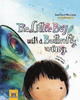 The little boy with a butterfly wing 1
