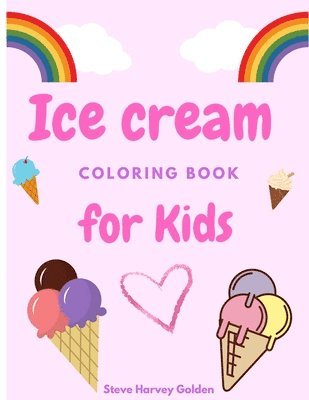 Ice cream coloring book for Kids 1