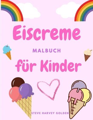 bokomslag Eiscreme-Malbuch fr Kinder