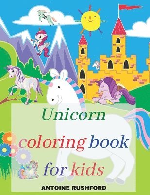 Unicorn coloring book for kids 1