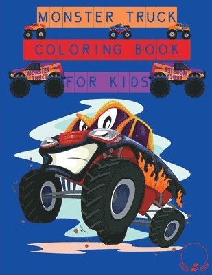 bokomslag Monster Truck Coloring Book for Kids