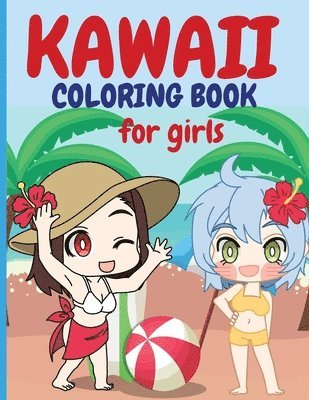 bokomslag Kawaii Coloring Book for Girls