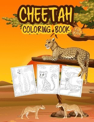 Cheetah Coloring Book for Kids 1