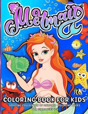 Mermaid Coloring Book for Girls Ages 4-8 1