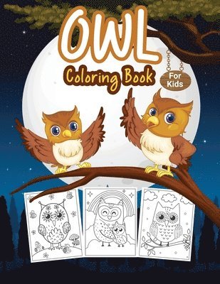 bokomslag Owl Coloring Book for Kids