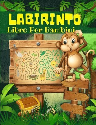 bokomslag Livre De Labyrinthe Pour Enfants, Garçons Et Filles