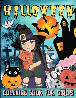 Halloween Coloring Book For Girls 1