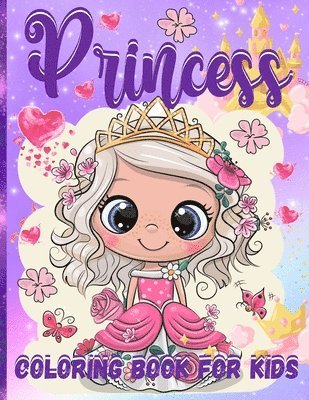 bokomslag Princess Coloring Book For Girls