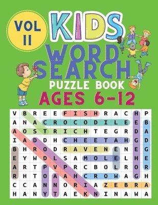bokomslag Kids Word Search Puzzle Book Ages 6-12
