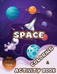 bokomslag Space Coloring and Activity Book for Kids Ages 4-8