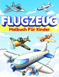 bokomslag Flugzeug-Malbuch fr Kinder und Kleinkinder