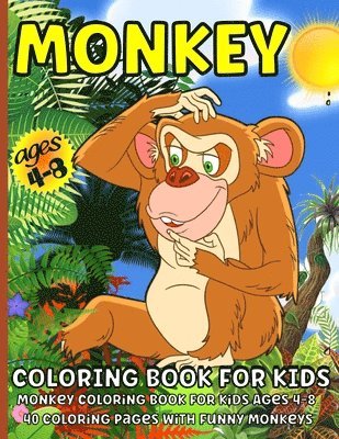 bokomslag Monkey Coloring Book