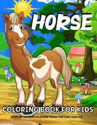 bokomslag Horse Coloring Book For Kids