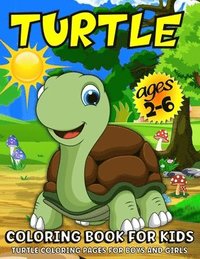 bokomslag Turtle Coloring Book For Kids