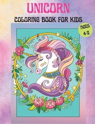 bokomslag Unicorns Coloring Book for Kids Age 4-8