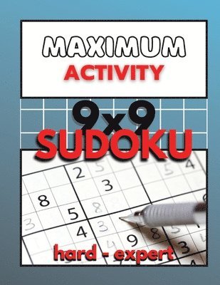 bokomslag Maximum Activity 9x9 Sudoku hard to expert
