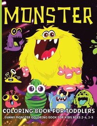 bokomslag Monster Coloring Book For Toddlers