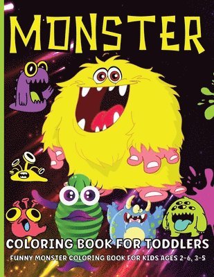 Monster Coloring Book For Toddlers 1