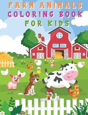 bokomslag Farm Animals Coloring Book for Kids