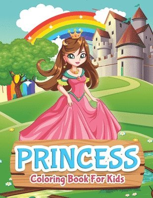 bokomslag Princess Coloring Book For Kids