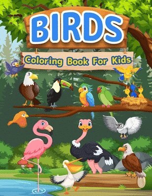 Birds Coloring Book For Kids 1