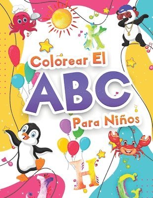 bokomslag Colorear El Abecedario Para Niños