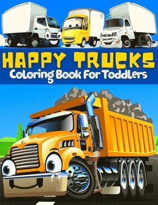 Trucks Coloring Book For Toddlers 1