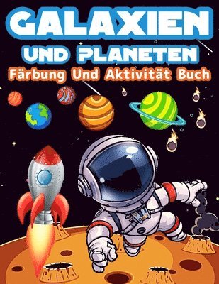 bokomslag Galaxien Und Planeten Färbung Und Aktivität Buch Für Kinder