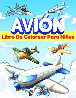 bokomslag Aviones Libro De Colorear Para Nios