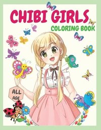 bokomslag Chibi Girls Coloring Book