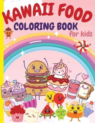 Kawaii Food Coloring Book for Kids 1