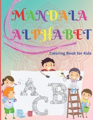 Mandala Alphabet Coloring Book for Kids 1