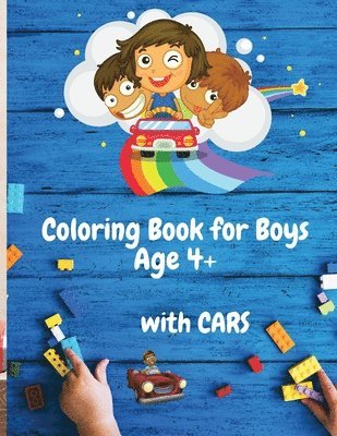 Julie Karston - Coloring Book for Boys with Cars Age 4+, Häftad