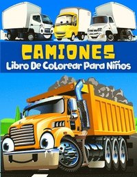 bokomslag Libro De Colorear Camiones Para Ninos