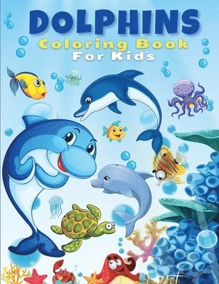 Dolphins Coloring Book For Kids 1