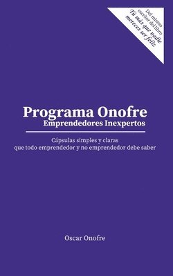 bokomslag Programa Onofre para Emprendedores Inexpertos