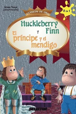 bokomslag Huckleberry Finn y El príncipe y el mendigo