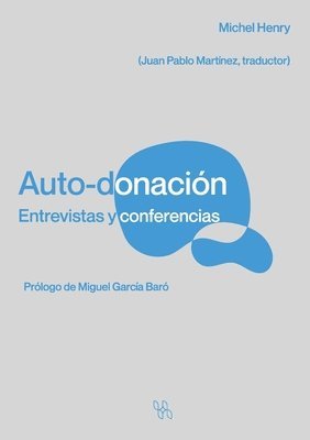 bokomslag Auto-donación Entrevistas y conferencias