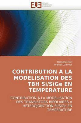 bokomslag Contribution a la Modelisation Des Tbh Si/Sige En Temperature