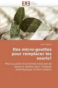bokomslag Des Micro-Gouttes Pour Remplacer Les Souris?
