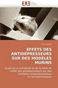 bokomslag Effets des antidépresseurs sur des modèles murins
