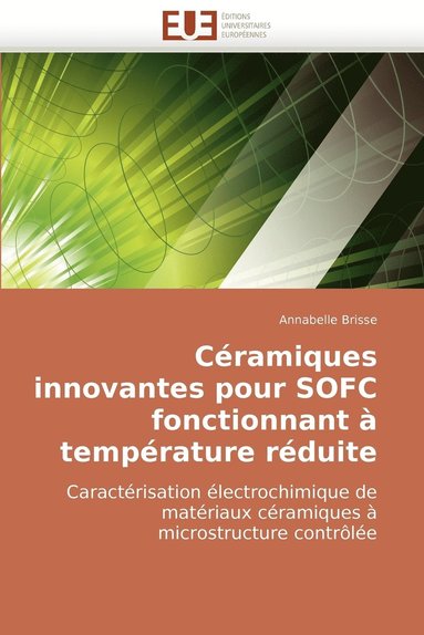 bokomslag Ceramiques Innovantes Pour Sofc Fonctionnant a Temperature Reduite